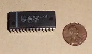 Philips Programmable Communications Interface (PCI) SCN2651CC1N28-Lot of 2 - Bild 1 von 1