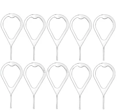 MARKENLOS 10 stück Herz Handy öffner Sim Karte Fach Öffnen Handy öffnen Nadel SIMKarten