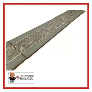 15mm WW2 Small Roads x 4 and Pavementsx8 MDF Painted Terrain Perfect for flames  - Picture 1 of 3