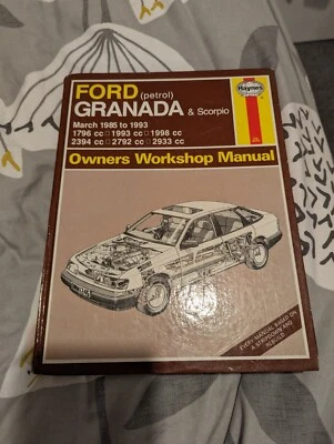 Ford Granada Mk3 & Scorpio (Petrol, 1985-1993) Haynes Workshop Manual - Image 1 of 4