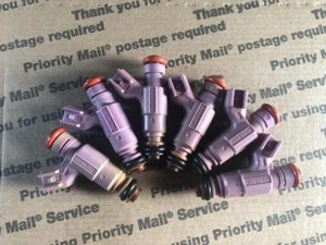 6 Genuine Bosch EV6 40lb 420cc fuel injectors SRT VW Audi ford dodge toyota - Picture 1 of 2