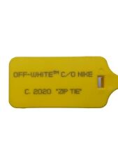 FAST SHIPPING "The Ten" ZIP TIE TAG Yellow 2020 Replacement Nike x Off-White