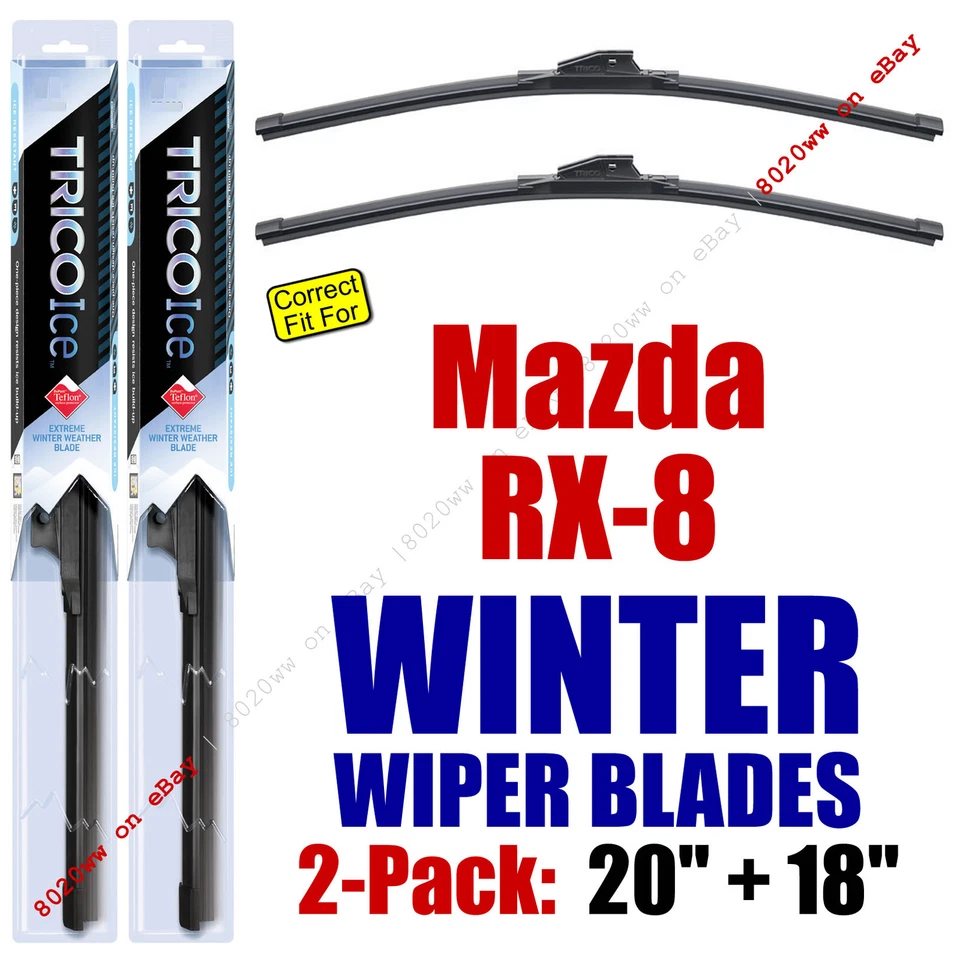 WINTER Wipers 2pk Super-Premium fit 2004-2011 Mazda RX-8 - 35200/180 - Image 1 of 1