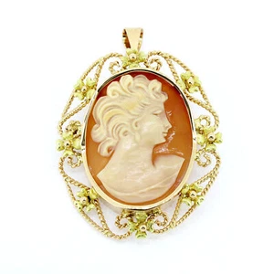 Gemmen Anhänger Brosche 750 Gold 18 Kt Gelbgold, Rotgold Wert 1520,- - Bild 1 von 7