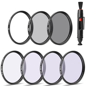 Opteka 58mm 4PC Close-Up & 3PC Filter Kit for Canon EF 100mm f/2 USM Lens - Picture 1 of 8