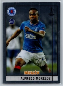2020-21 Topps Merlin Chrome UEFA #98 Alfredo Morelos  RC Rookie Rangers FC - Picture 1 of 2