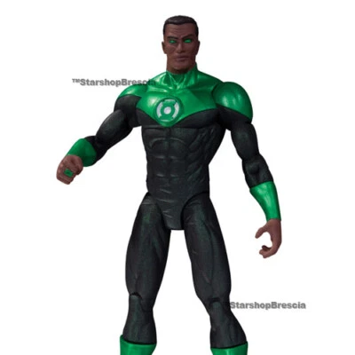 DC COMICS - Justice League New 52 Green Lantern John Stewart Action Figure - Immagine 1 di 2