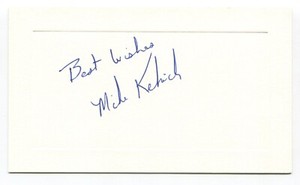Mike Kekich Signed Card Autograph MLB Baseball Roger Harris Collection