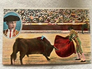 Cartolina d'epoca spagnola corrida - Foto 1 di 2