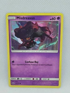 Pokemon TCG: S&M Crimson Invasion - COMMON Misdreavus 39/111 - NM/M Condition - Picture 1 of 6