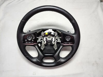 2018 - 2022 Honda Pilot Touring Leather Steering Wheel (OEM) w/ Controls Black - Изображение 1 из 4