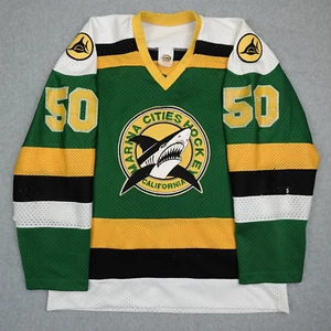 Vintage Hockey Trikot Marina Cities Hockey California Freedman #50 XL USA RAR - Bild 1 von 15