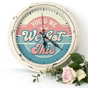 We Got This Wall Clock Hanging Round Glass Kitchen Home Cute Decor Gift KRC125 - Picture 1 of 11