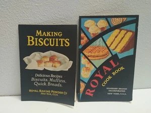 Recipe book vtg mcm SC Royal cook book 1930 baking powder Lot Making Biscuits - Picture 1 of 13