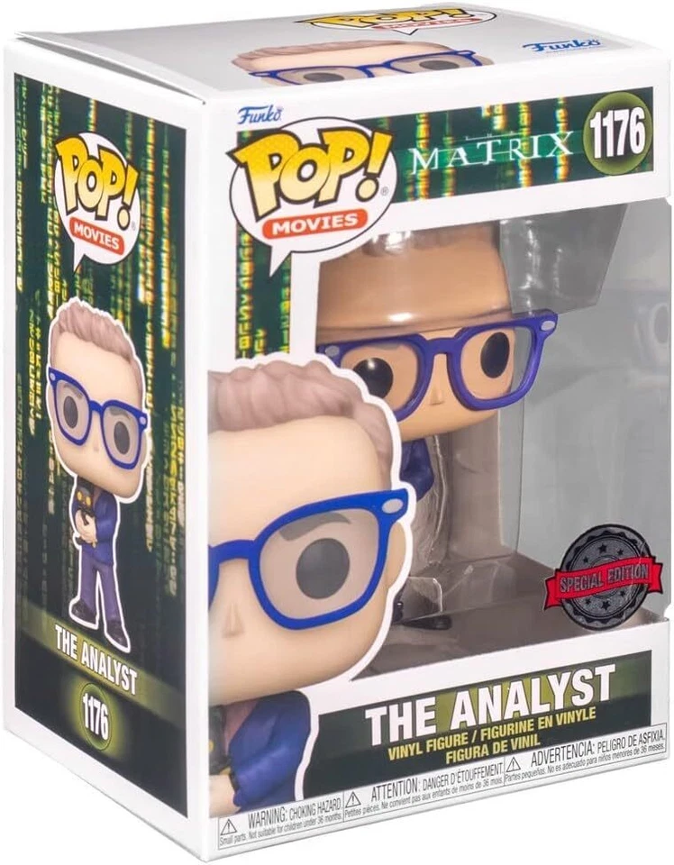 Funko Pop Movies 1176 The Matrix 60280 The Analyst Special Edition - Immagine 1 di 1