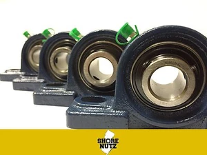 (4 PIECES) 5/8" Pillow Block Bearing, UCP202-10 SOLID BASE NO HOLLOW JUNK - Picture 1 of 3