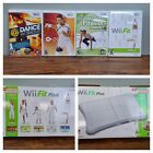 Nintendo Wii Fit Balance Board & Game + Active, Dance Workout, My Fitness Coach