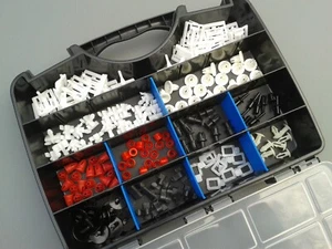 160 tlg. Sortiment Clips S-Klasse W126 C126 ab 09/85, Sacco + Schweller, NEU - Bild 1 von 4