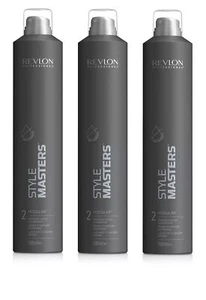 3x Spray para el cabello Revlon Style Masters 2 modulares sujeción media 500 ml - Imagen 1 de 1