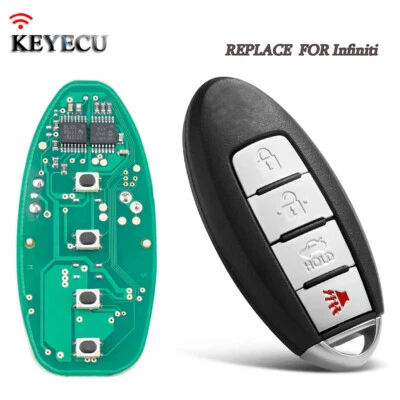 Llavero inteligente remoto CWTWBU735 para Infiniti M35 M45 2006 2007 2008 2009 2010 4B Foto 1 de 4