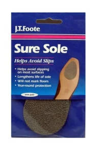 Almohadillas antideslizantes para suela J. T. Foote Sure 2 pares \ Cualquier tamaño - Imagen 1 de 3