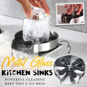 Automatische Tasse Glasspüler Waschmaschine Spüle Küche Bar Reiniger Wasserhahn Flasche Kaffee - Bild 1 von 7
