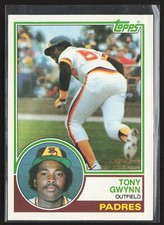 1983 TOPPS TONY GWYNN PADRES ROOKIE CARD RC