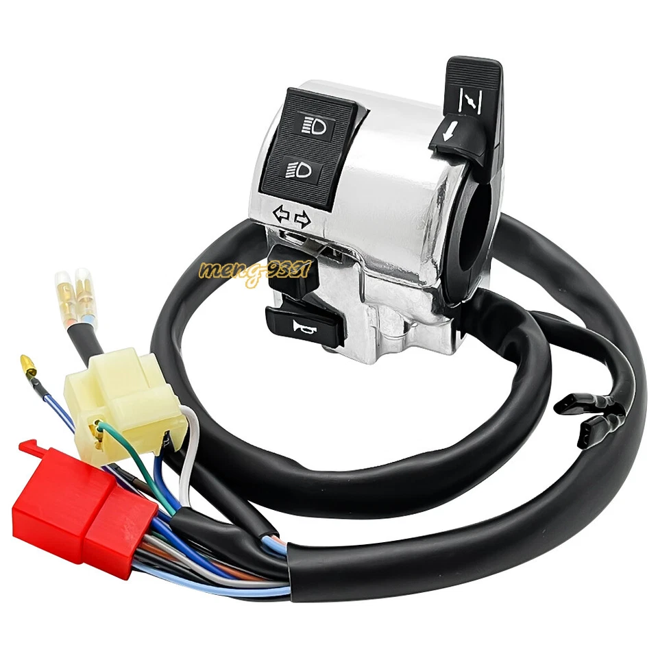 Interruptor de luz de señal de giro del manillar izquierdo para Honda Valkyrie 1500 GL1500 1997-2003 Foto 1 de 4