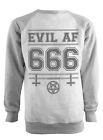 Evil AF Genuine Darkside Mens Alternative Sweatshirt
