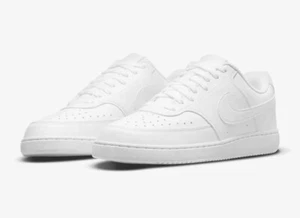 Size 13 - Nike Court Vision Low Triple White - Picture 1 of 5