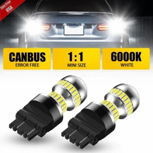 Fit Chevy Silverado 1500 1999-2013 3157 LED Back Up Reverse Lights Bulbs White - Picture 1 of 17
