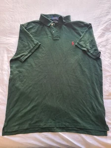 Ralph Lauren Custom Slim Fit Mens Extra Large (XL) Green Polo Shirt - Picture 1 of 4