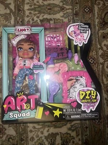 Just Play Art Squad LADY T Doll 10" Doll & Accessories DIY Craft Project SEALED - Picture 1 of 5