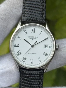 Reloj para hombre Longines lira automático esfera romana astilla L4.860.4 acero inoxidable - Imagen 1 de 8