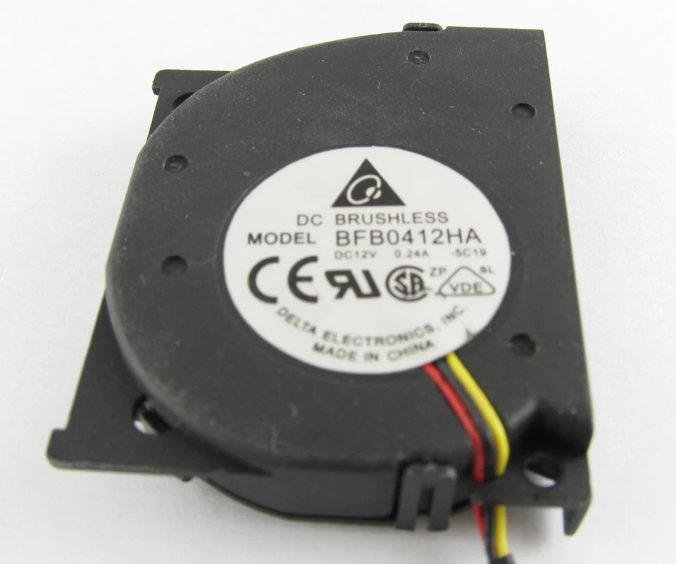 1pc DELTA BFB0412HA 50x40x10mm 4010 DC 12V 0.24A Blower Fan 3pin Connectors - Image 1 of 4