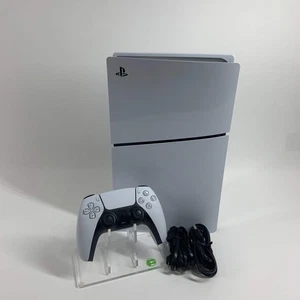 Sistema de juego Sony PlayStation 5 Slim Disc Edition PS5 1TB blanco CFI-2015 - Imagen 1 de 7