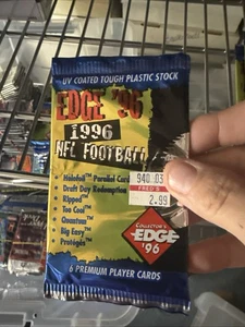 Edge 1996 NFL Premium Player Card Wax Pack Factory Sealed - Picture 1 of 2