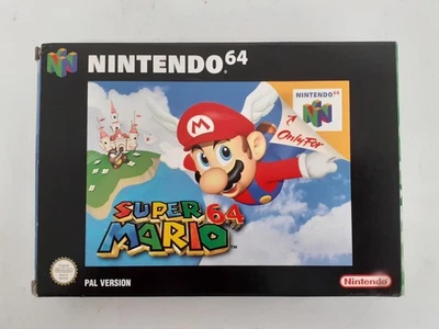 Super Mario 64 Nintendo N64 PAL Game Complete in Box w/ Manual NUS-006 1996 - Image 1 of 4