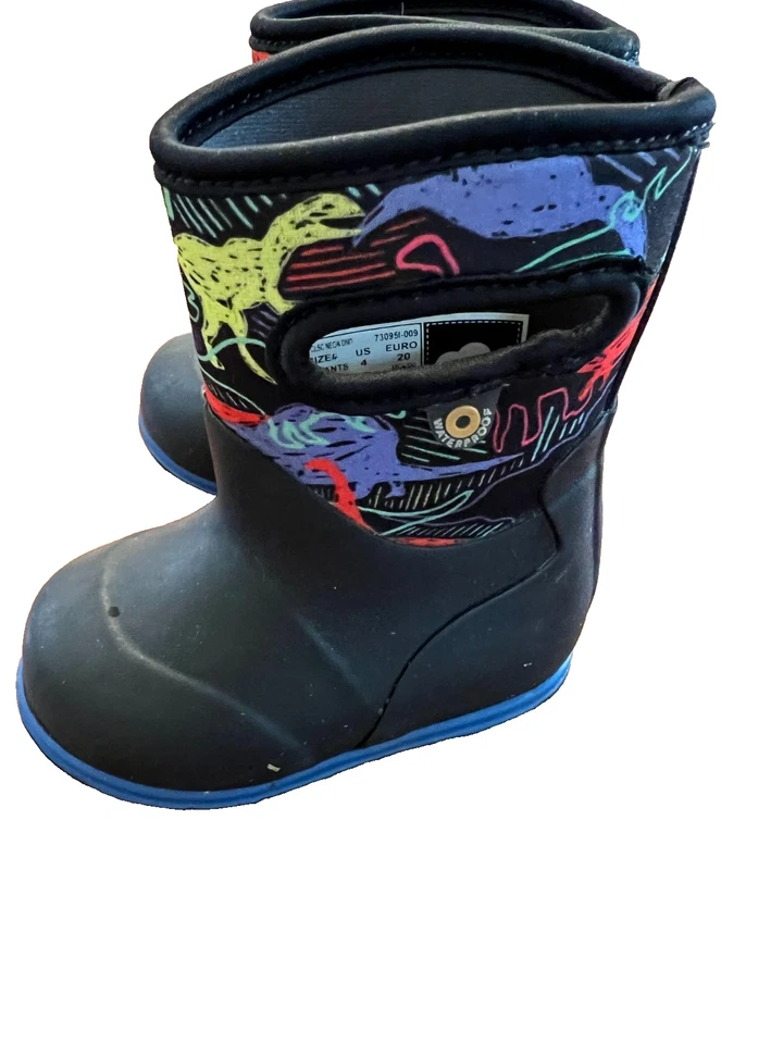 Bogs Baby Classic Neon Dino Boots - Image 1 of 4