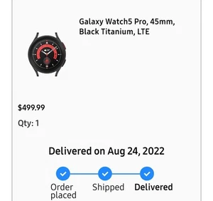 READ DESCRIPTION!!! Lightly Used LTE Samsung Galaxy Watch 5 Pro 45mm + EXTRAS!!! - Picture 1 of 9