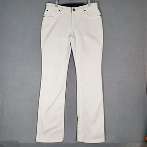 Pantalones de mezclilla para mujer Wrangler 9/10x32 blancos Q-Baby ajuste cómodo para montar NUEVOS* - Imagen 1 de 17
