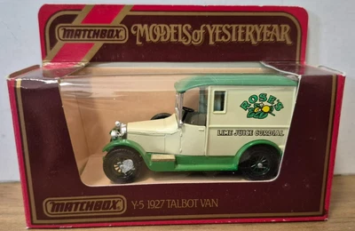 Y 5 1927 Talbot Van Rose`s Models of Yesteryear Matchbox in J Box - Bild 1 von 2