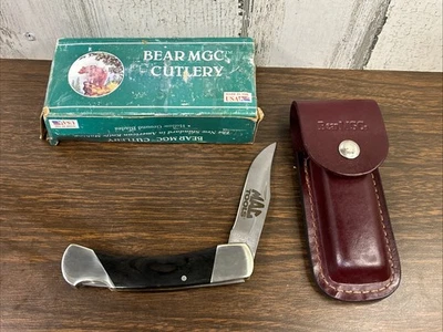 "Cuchillo Bear MGC Cutlery 5"" hoja de bloqueo EE. UU. Foto 1 de 4