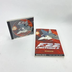 F-22 Lightning 2 PC Game CD-ROM w/ Manual NovaLogic - Picture 1 of 1
