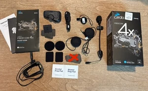 Cardo Freecom 4x Single Headset Bluetooth with JBL speakers - CLIP MOUNT ONLY - Foto 1 di 1
