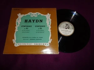 LP HAYDN - HERMANN SCHERCHEN / SYMPHONIE N°92 - 94 / DUCRETET THOMSON FRENCH PRE - Picture 1 of 1