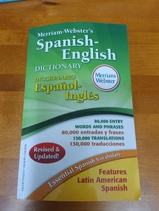 Merriam-Webster's Spanish-English Dictionary by Merriam-Webster SpanishPaperback - Picture 1 of 2