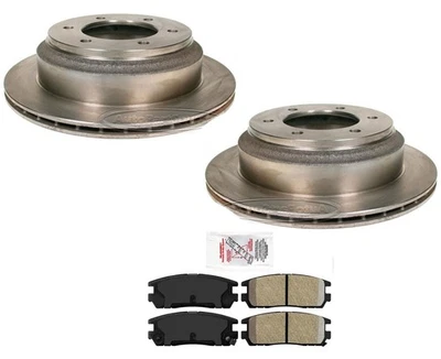 Rear Disc Brake Rotor With Rear Brake Pads Fits 1992-2002 Isuzu Trooper - Image 1 of 4