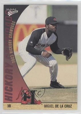2003 MultiAd Sports Hickory Crawdads Update Miguel De La Cruz #15 - Image 1 of 2