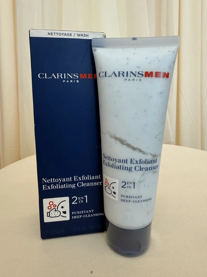 Limpiador exfoliante Clarins Men 2 en 1 lavado 125 ml Foto 1 de 4
